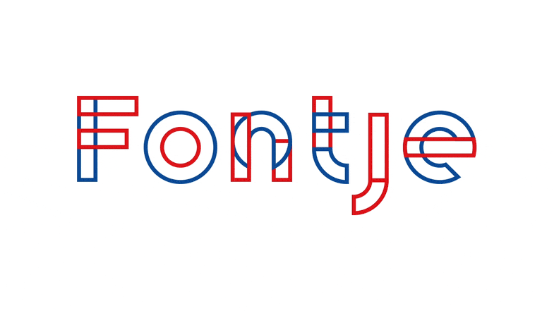 Een font of lettertype maken: overschot