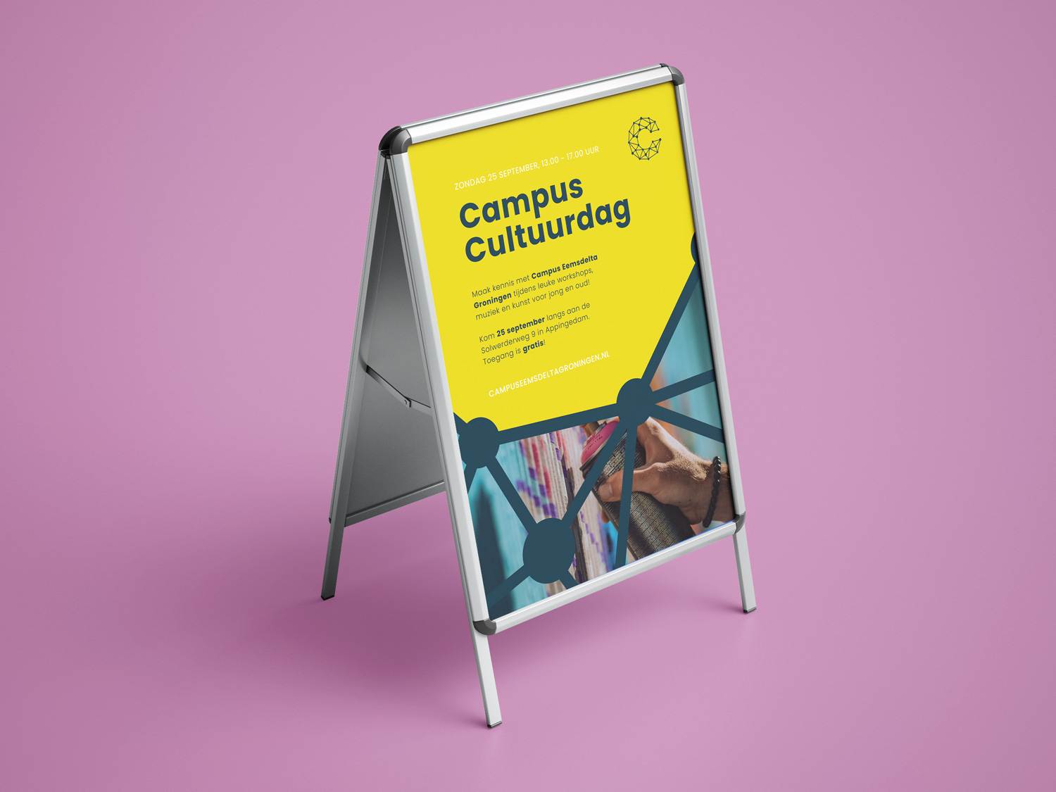 Poster ontwerp Campus Eemsdelta Groningen
