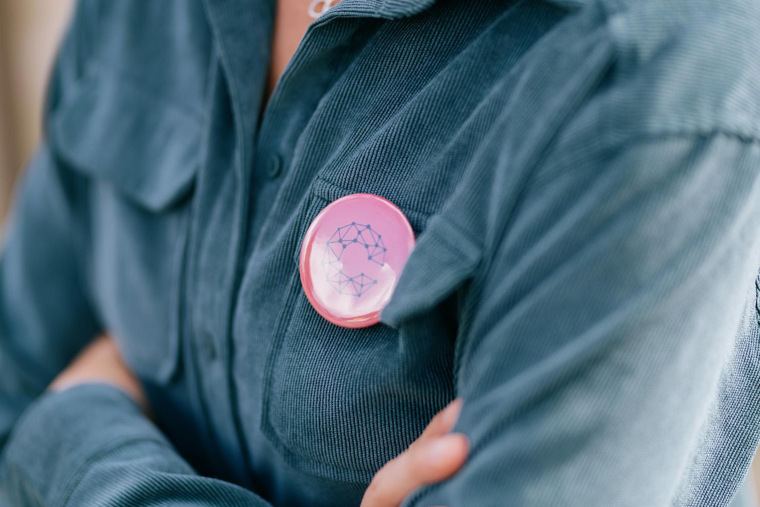 Campagne Campus Eemsdelta Groningen, buttons door creatief bureau Publiek