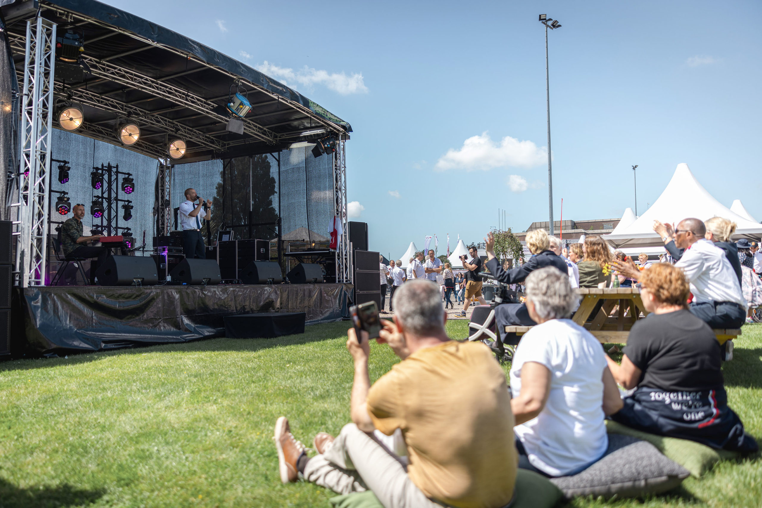 Een foto van het 135 jaar bestaan festival van Het Leger Des Heils